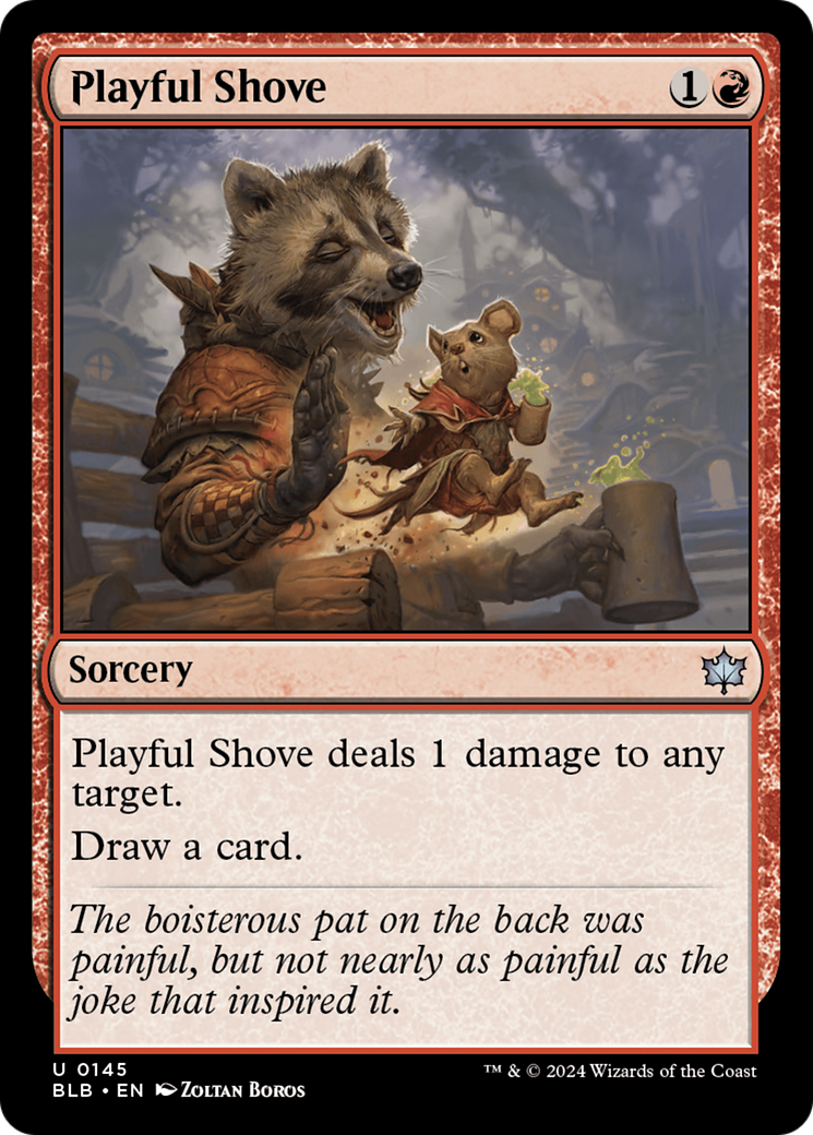 {@C} Playful Shove [Bloomburrow][BLB 145]