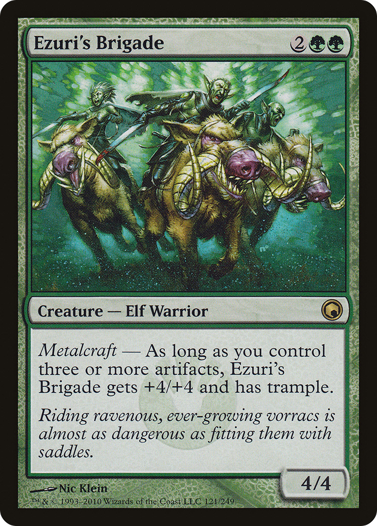 {R} Ezuri's Brigade [Scars of Mirrodin][SOM 121]