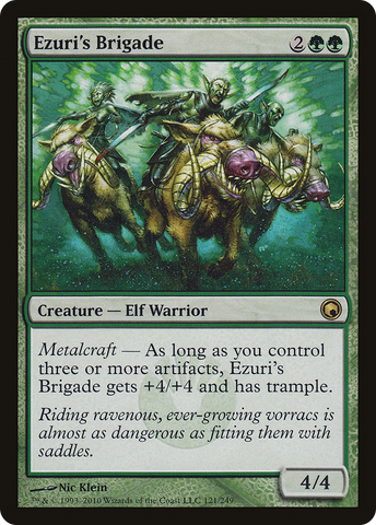 {R} Ezuri's Brigade [Scars of Mirrodin][SOM 121]
