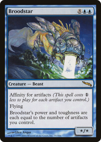 {R} Broodstar [Mirrodin][MRD 031]