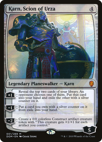 {R} Karn, Scion of Urza [Dominaria][DOM 001]