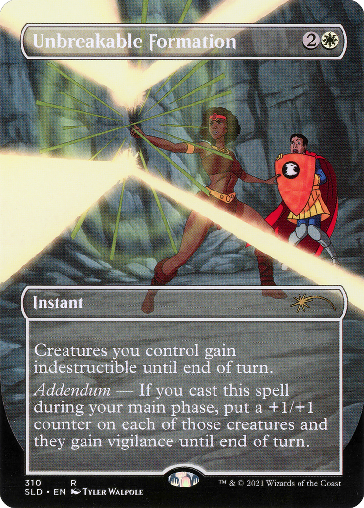 {R} Unbreakable Formation (Borderless) [Secret Lair Drop Series][SLD 310]