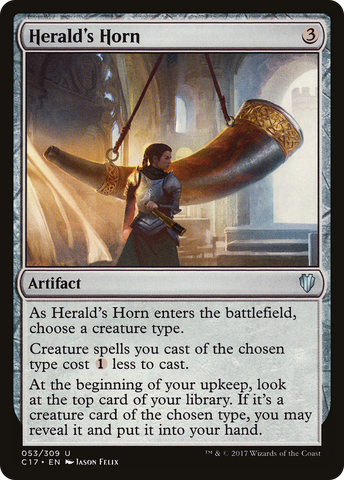 {C} Herald's Horn [Commander 2017][C17 053]