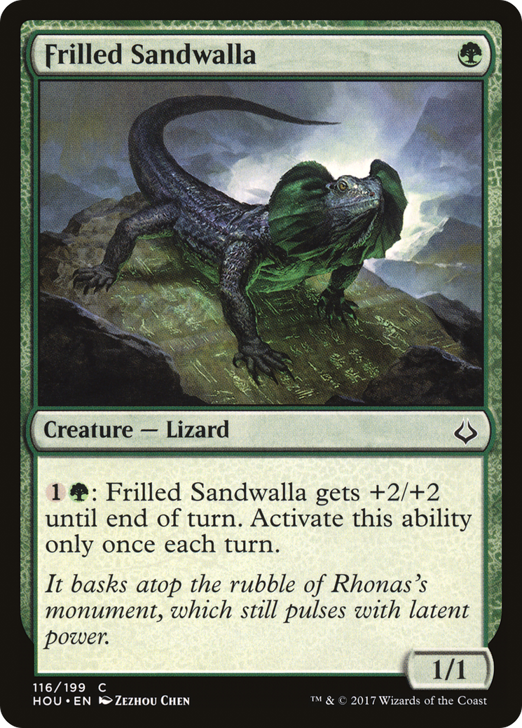 {C} Frilled Sandwalla [Hour of Devastation][HOU 116]