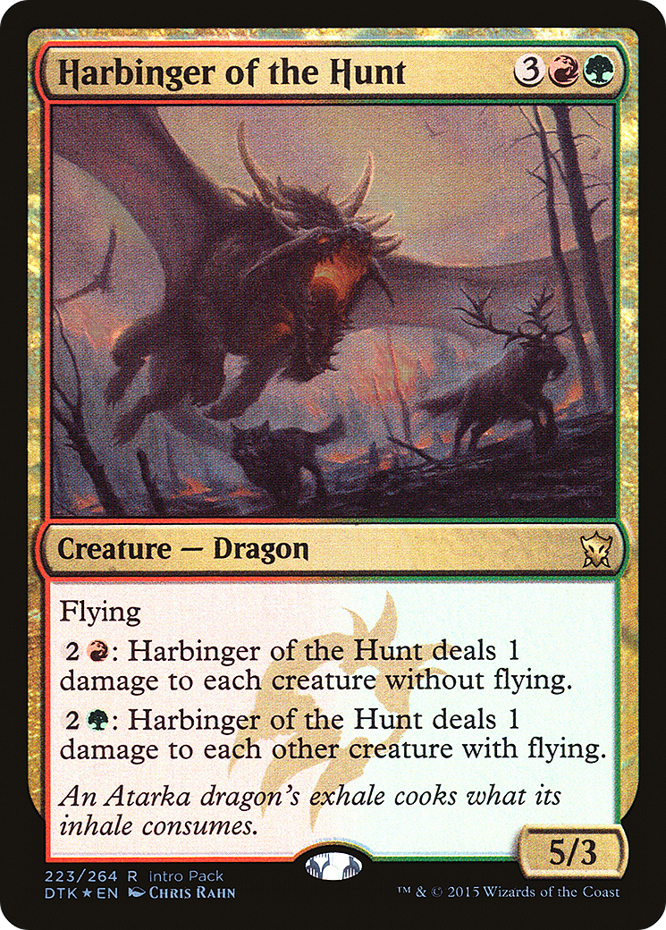 {R} Harbinger of the Hunt (Intro Pack) [Dragons of Tarkir Promos][PA DTK 223] - Misty Mountain Games