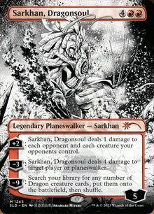 {R} Sarkhan, Dragonsoul (Foil) (Borderless) [Secret Lair Drop Series] [SLD 1245]