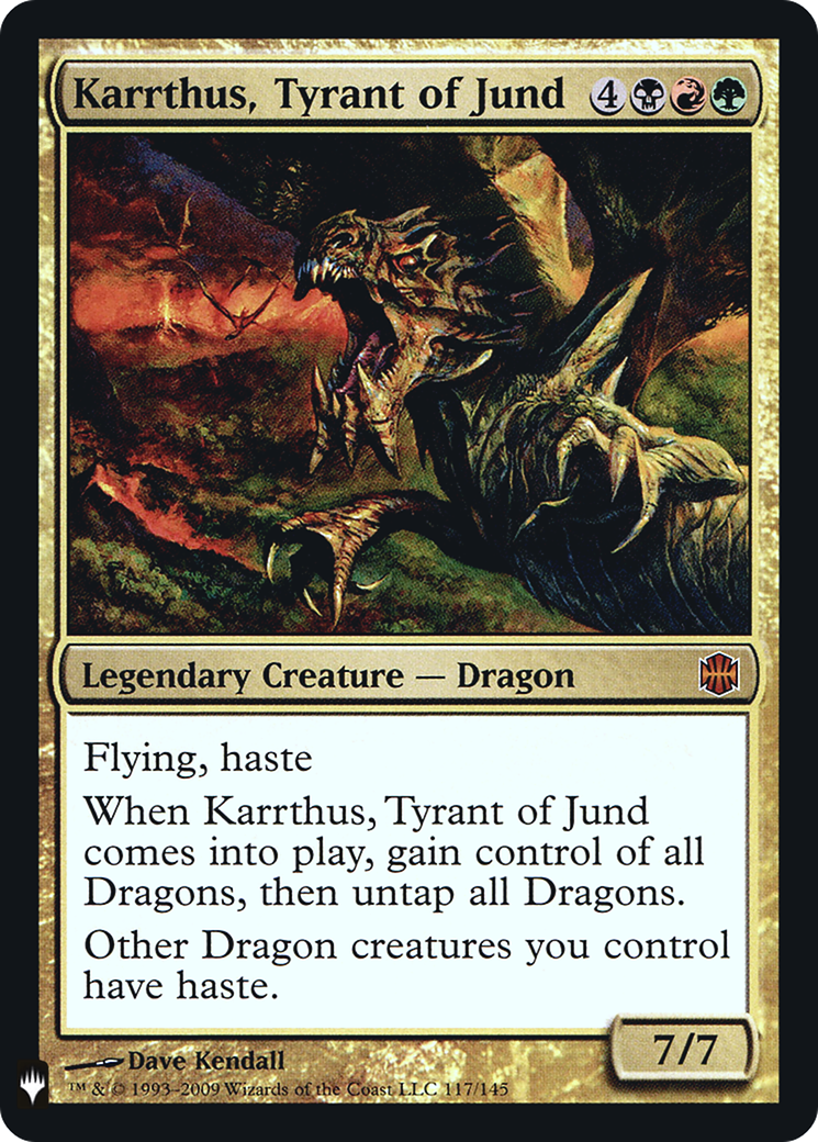 {R} Karrthus, Tyrant of Jund [Mystery Booster][LS ARB 117]