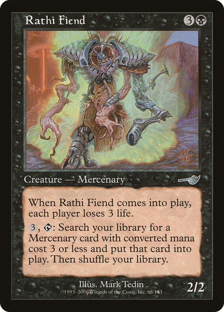 {C} Rathi Fiend [Nemesis][NEM 068] - Misty Mountain Games