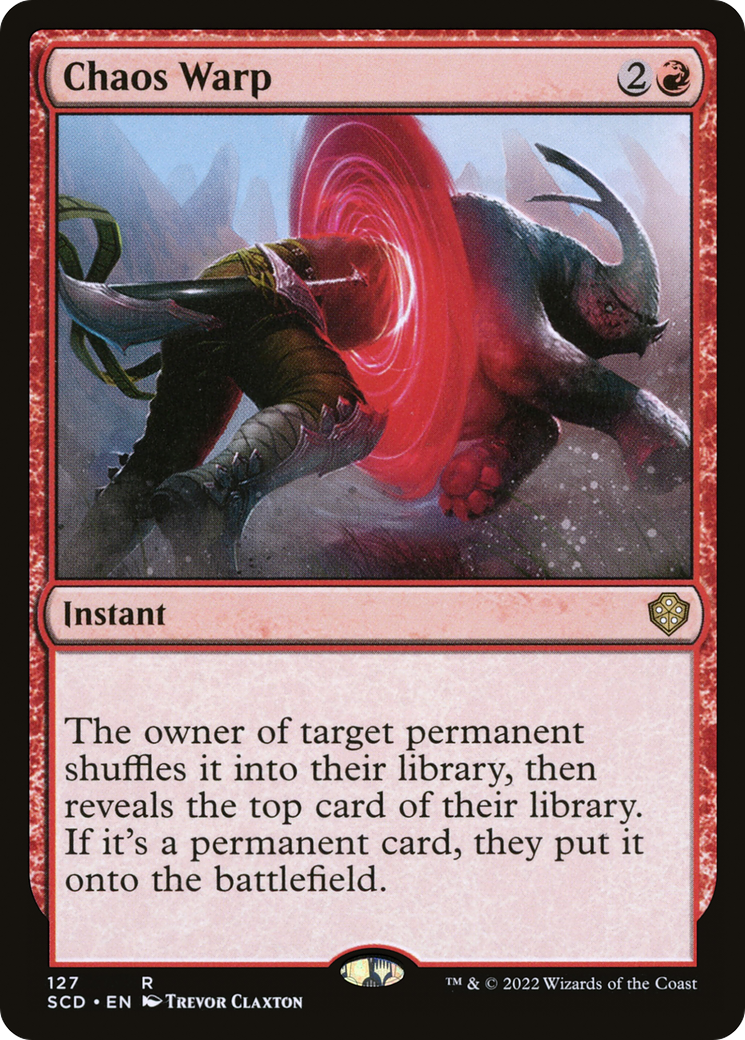 {R} Chaos Warp [Starter Commander Decks][SCD 127]