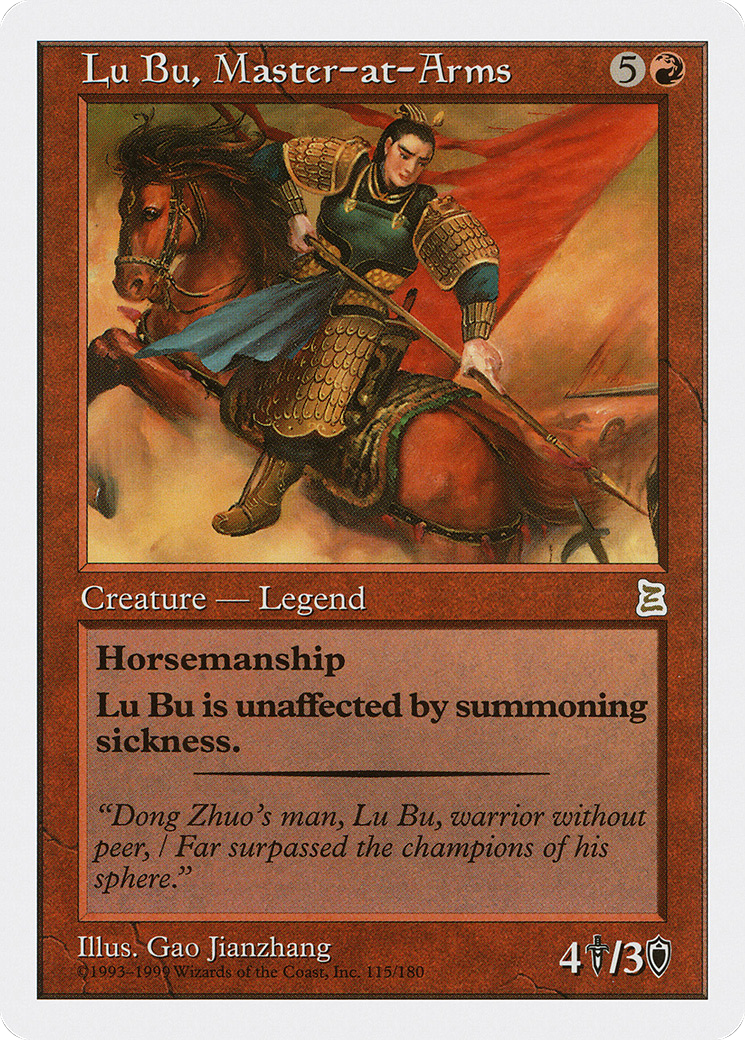 {R} Lu Bu, Master-at-Arms [Portal Three Kingdoms][PTK 115] - Misty Mountain Games