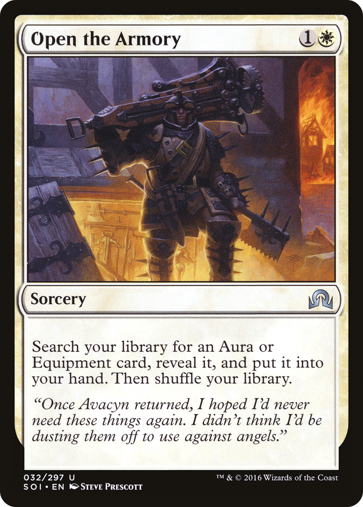 {C} Open the Armory [Shadows over Innistrad][SOI 032]