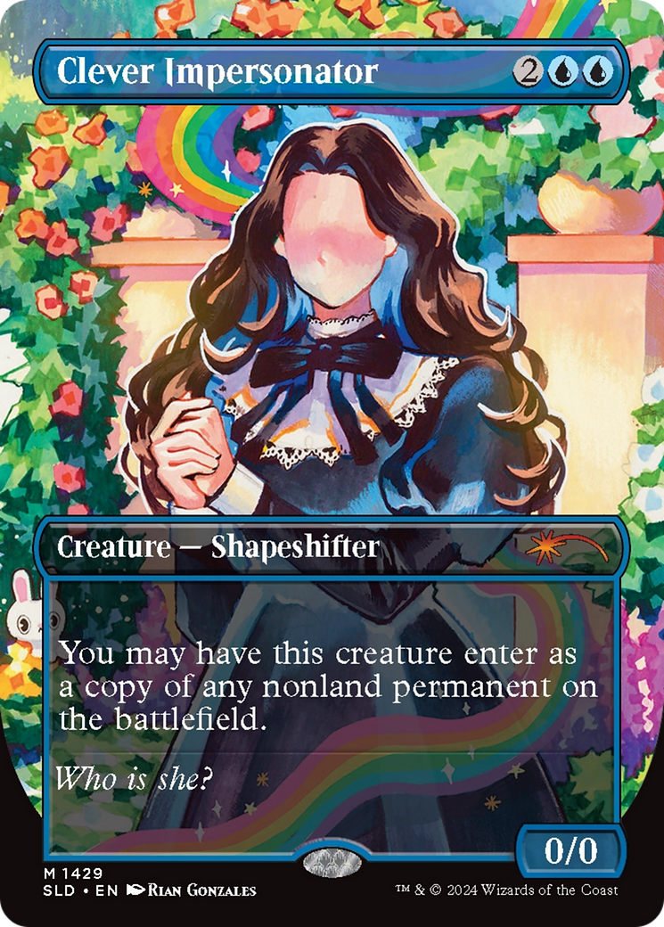 Clever Impersonator [SLD-1429]  (Borderless) Foil