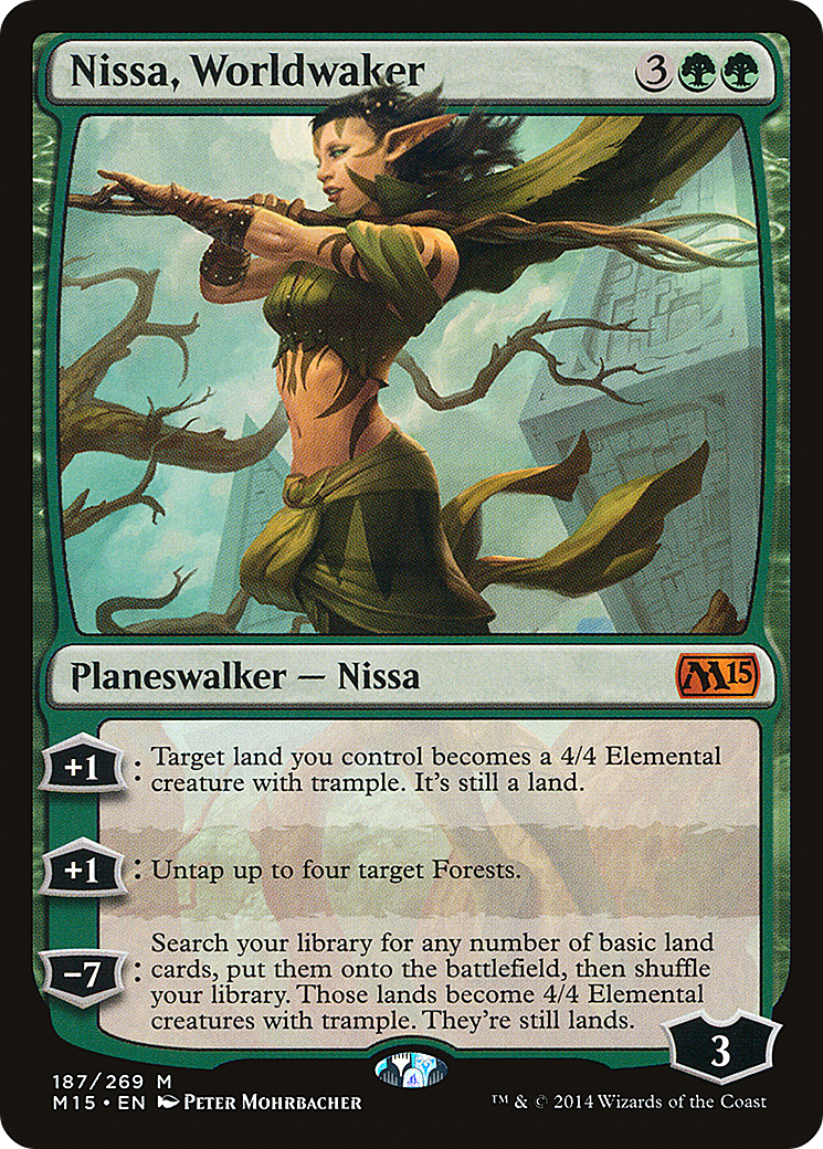 {R} Nissa, Worldwaker [Magic 2015][M15 187]