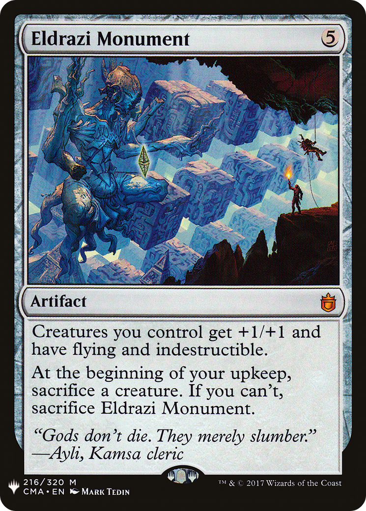 {R} Eldrazi Monument [Mystery Booster][LS CMA 216]
