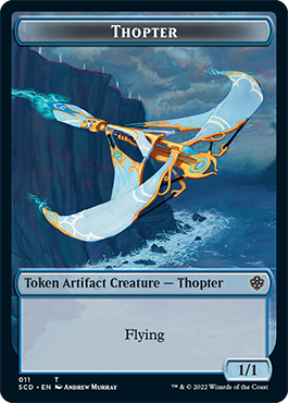 {C} Bird // Thopter Double-Sided Token [Starter Commander Decks][SCD 000]