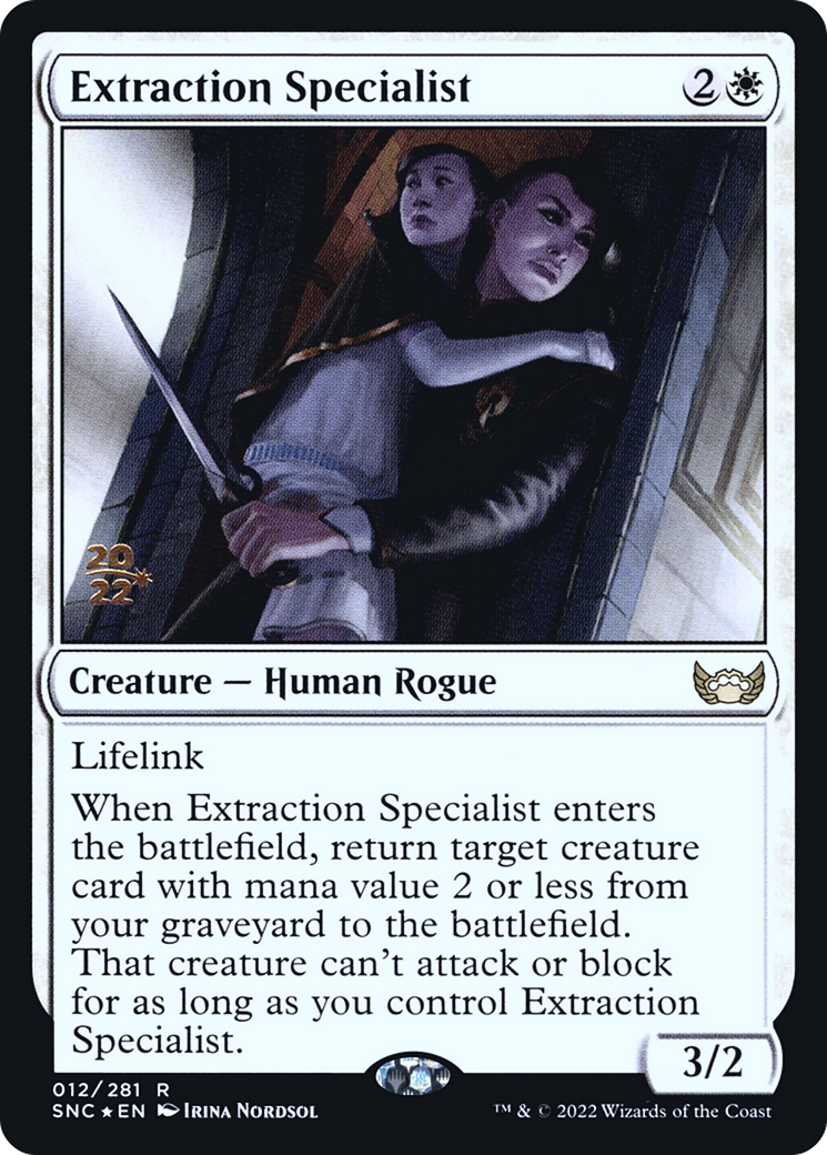{R} Extraction Specialist [Streets of New Capenna Prerelease Promos][PR SNC 012]
