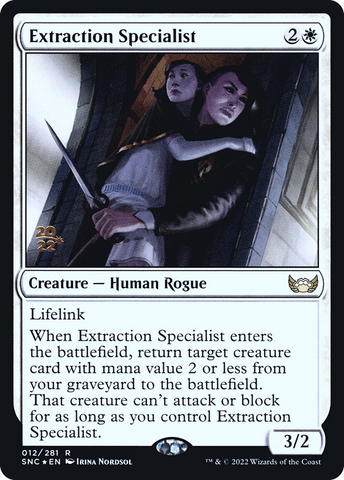 {R} Extraction Specialist [Streets of New Capenna Prerelease Promos][PR SNC 012]