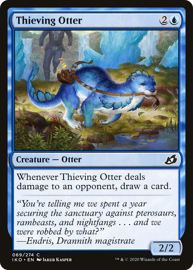 {C} Thieving Otter [Ikoria: Lair of Behemoths][IKO 069]