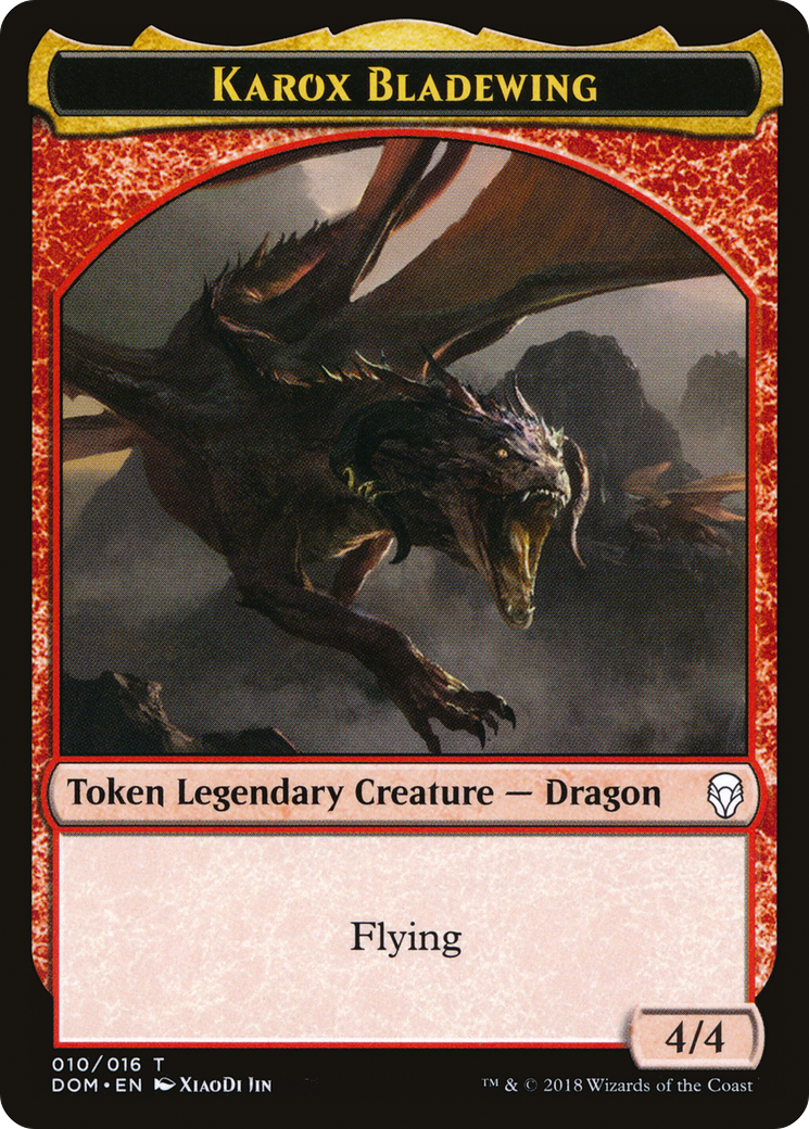 {T} Karox Bladewing // Karox Bladewing Double-Sided Token [Starter Commander Decks][TSCD 000]