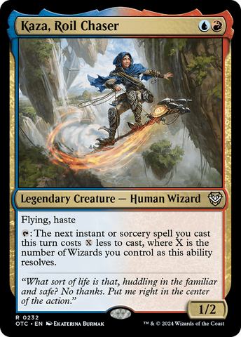 {R} Kaza, Roil Chaser [Outlaws of Thunder Junction Commander][OTC 232]