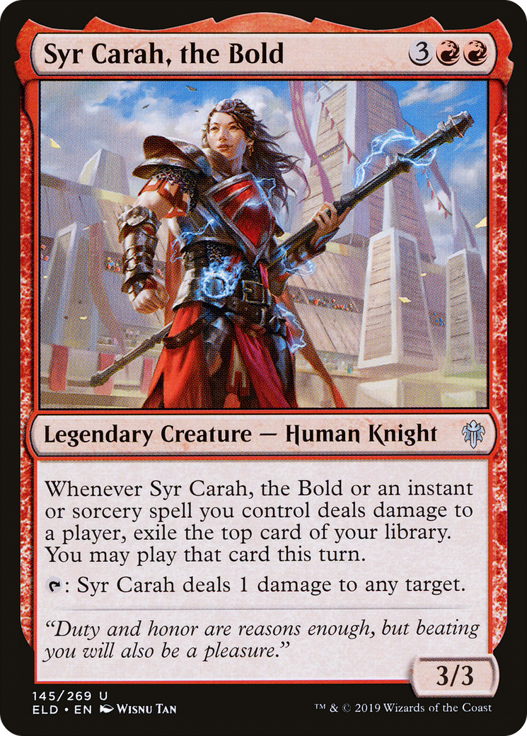 {C} Syr Carah, the Bold [Throne of Eldraine][ELD 145] - Misty Mountain Games