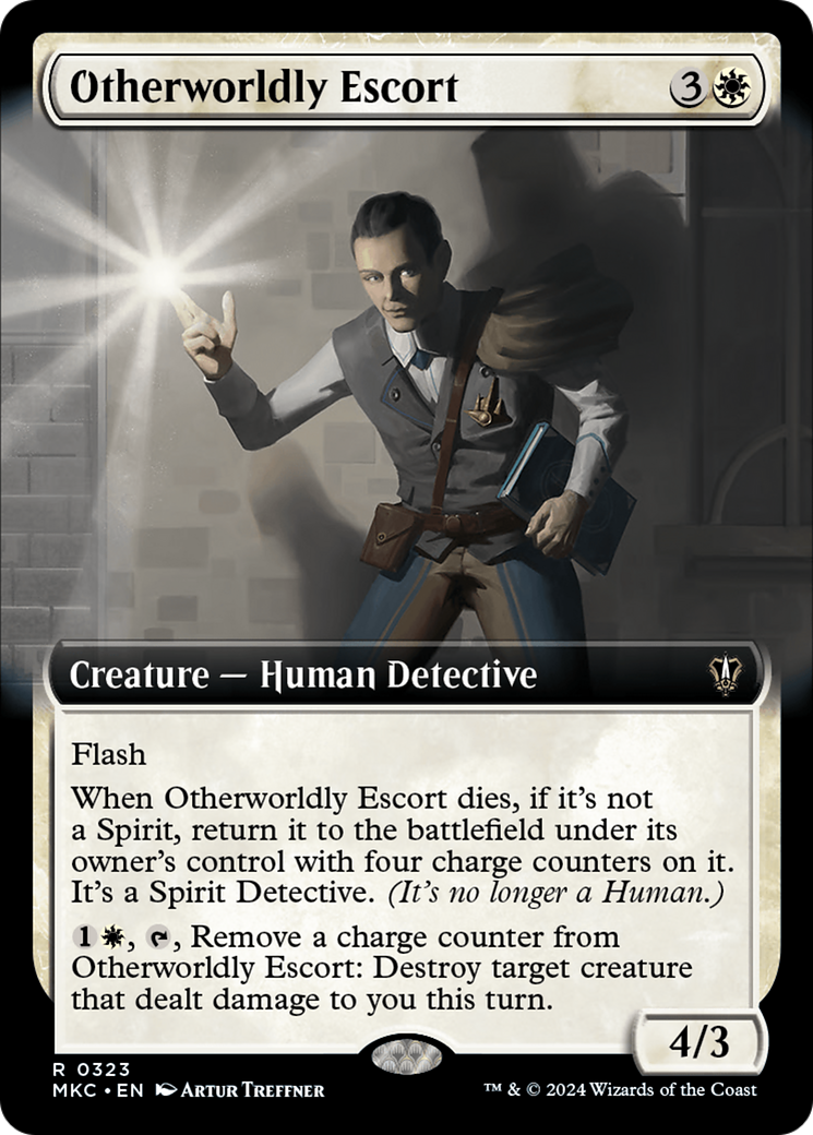{R} Otherworldly Escort (Extended Art) [Murders at Karlov Manor Commander][MKC 323]