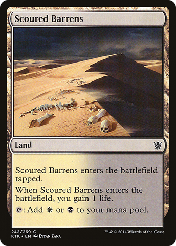 {C} Scoured Barrens [Khans of Tarkir][KTK 242]