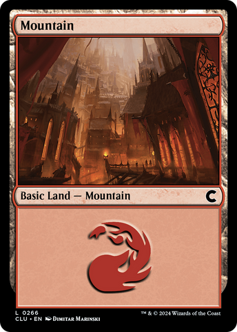 {B} Mountain (0266) [Ravnica: Clue Edition][CLU 266]
