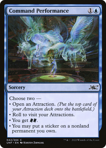 {C} Command Performance [Unfinity][UNF 042]