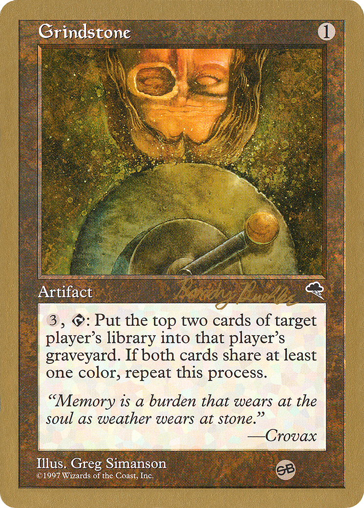 {R} Grindstone (Randy Buehler) (SB) [World Championship Decks 1998][GB WC98 RB290SB]