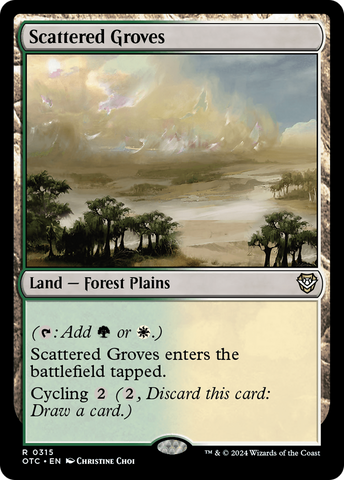 {R} Scattered Groves [Outlaws of Thunder Junction Commander][OTC 315]