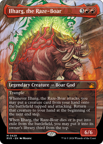 {R} Ilharg, the Raze-Boar (Anime Borderless) [Ravnica Remastered][RVR 429]