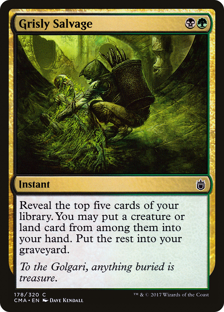 {C} Grisly Salvage [Commander Anthology][CMA 178]