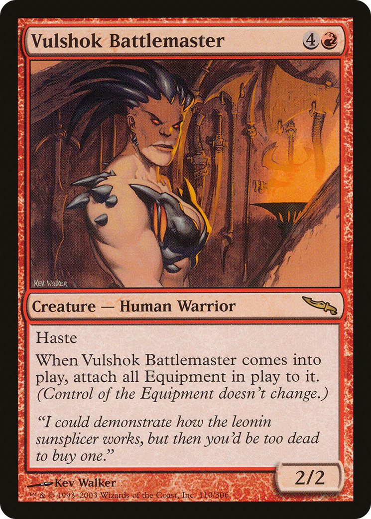 {R} Vulshok Battlemaster [Mirrodin][MRD 110] - Misty Mountain Games