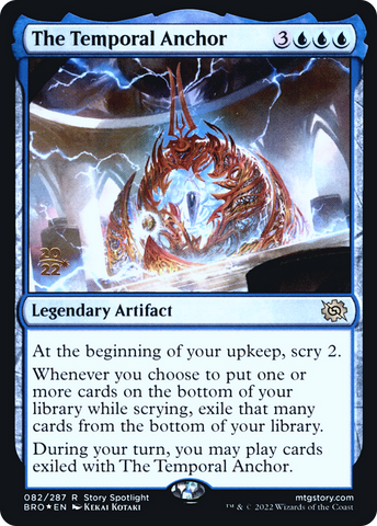 {R} The Temporal Anchor [The Brothers' War: Prerelease Promos][PR BRO 082]