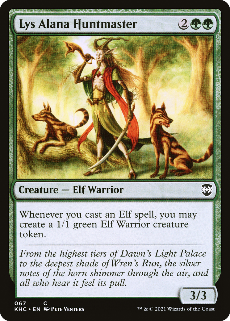 {C} Lys Alana Huntmaster [Kaldheim Commander][KHC 067]