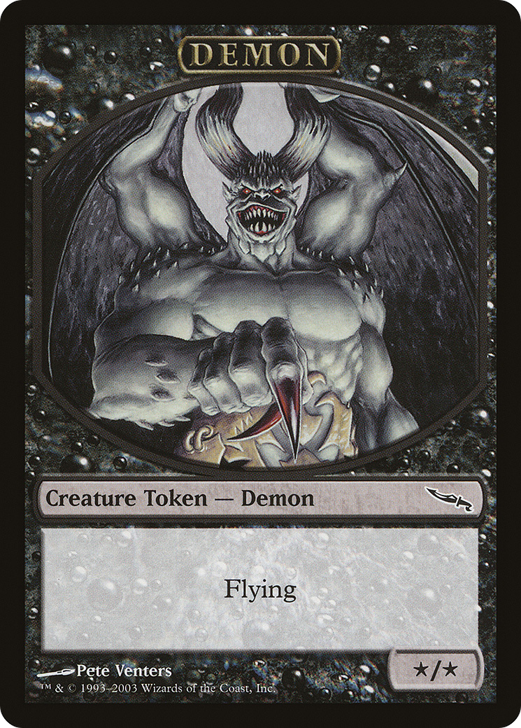 {T} Demon Token [Magic Player Rewards 2003][TP03 006] - Misty Mountain Games