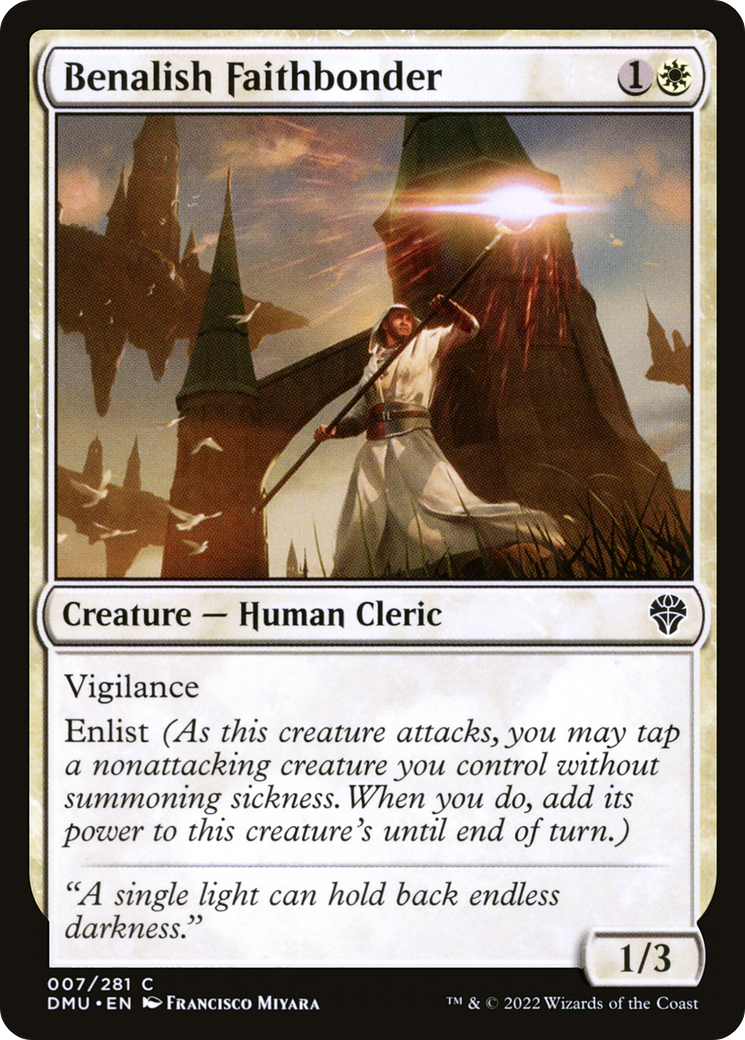 {C} Benalish Faithbonder [Dominaria United][DMU 007]
