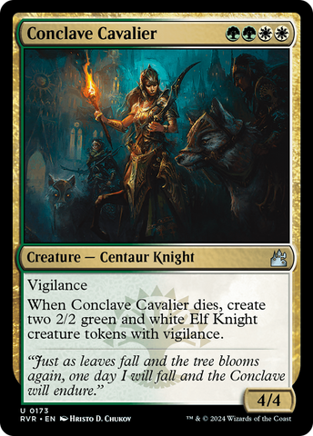 {C} Conclave Cavalier [Ravnica Remastered][RVR 173]