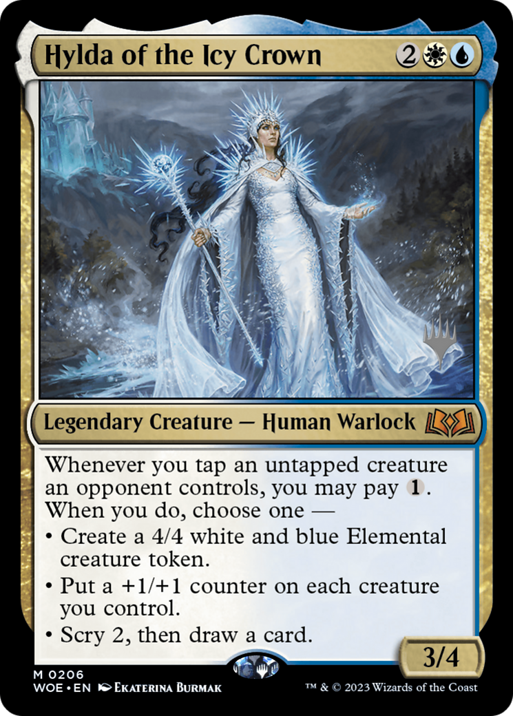 {@R} Hylda of the Icy Crown (Promo Pack) [Wilds of Eldraine Promos][PP WOE 206]