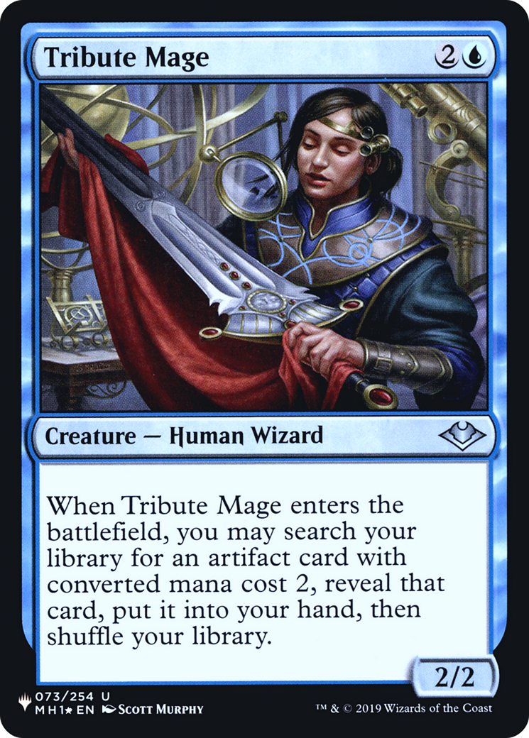 {C} Tribute Mage [Secret Lair: Heads I Win, Tails You Lose][LS MH1 073]
