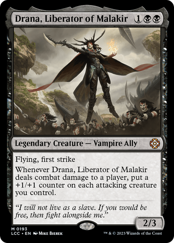 {R} Drana, Liberator of Malakir [The Lost Caverns of Ixalan Commander][LCC 193]
