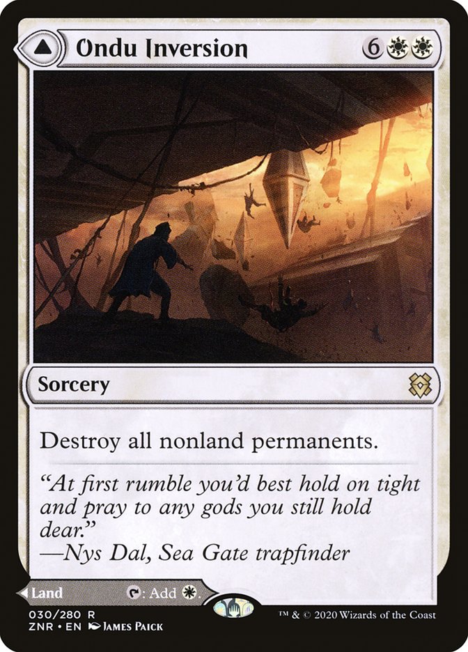 {R} Ondu Inversion // Ondu Skyruins [Zendikar Rising][ZNR 030] - Misty Mountain Games