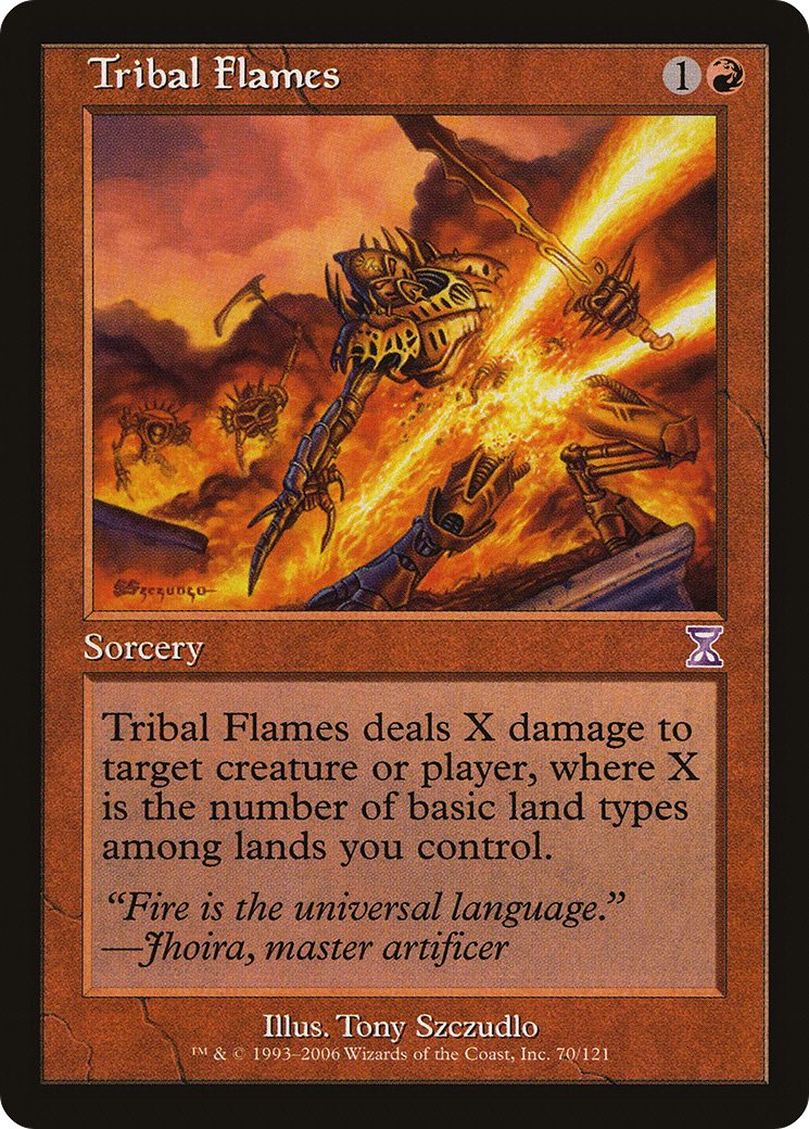 {R} Tribal Flames [Time Spiral Timeshifted][TSB 070] - Misty Mountain Games