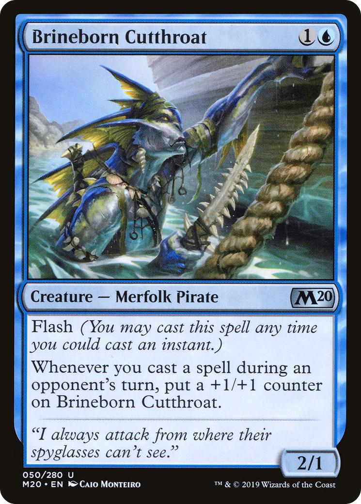 {C} Brineborn Cutthroat [Core Set 2020][M20 050]