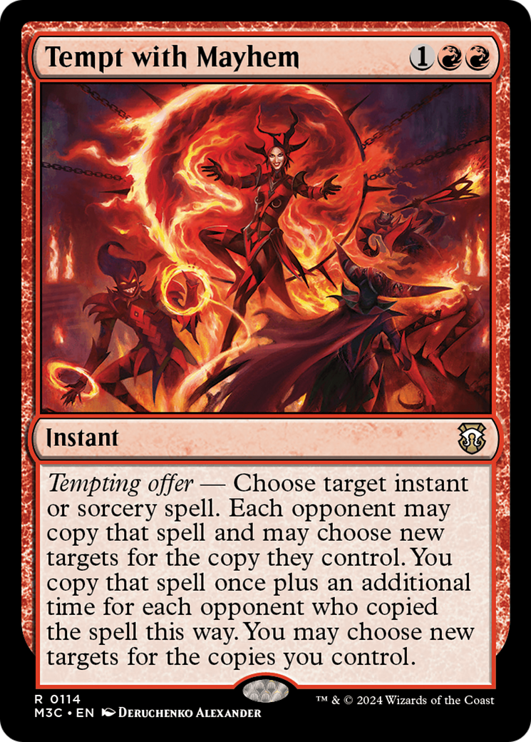 {R} Tempt with Mayhem [Modern Horizons 3 Commander][M3C 114]