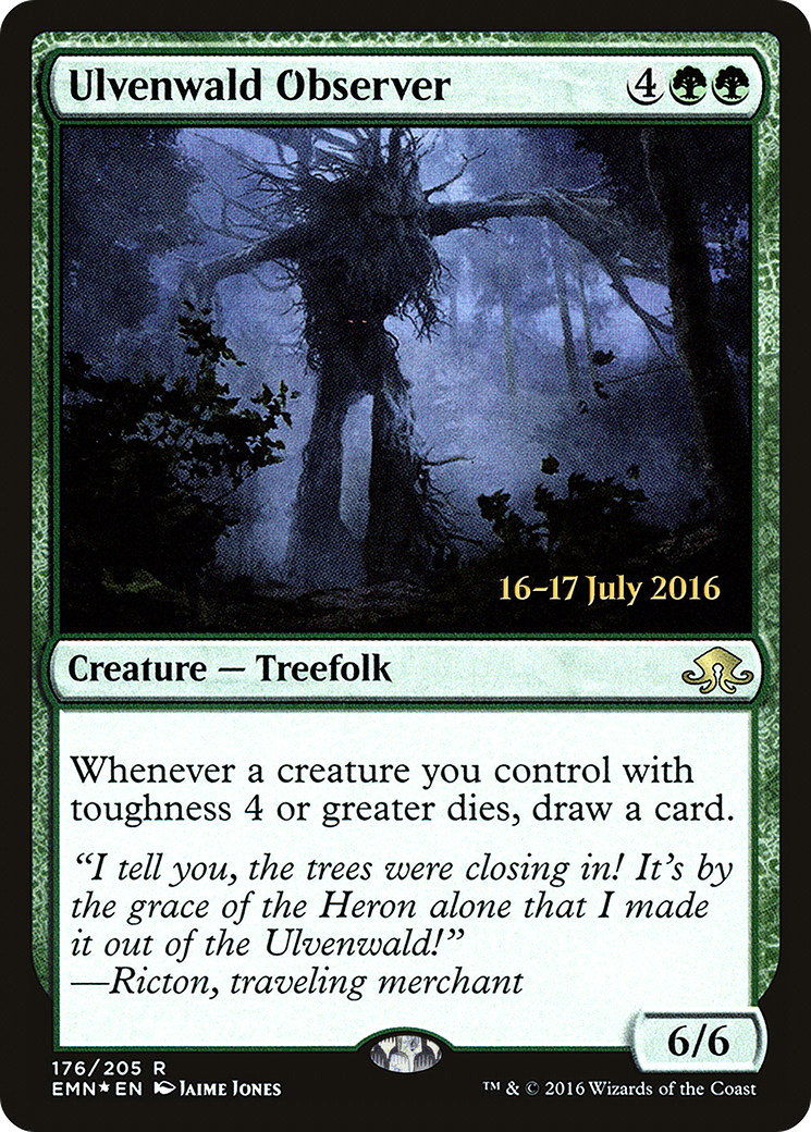 {R} Ulvenwald Observer [Eldritch Moon Prerelease Promos][PR EMN 176]