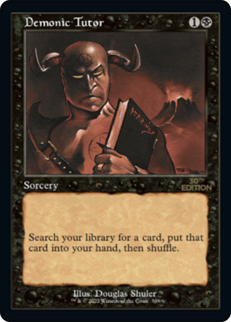 {C} Demonic Tutor (Retro) [30th Anniversary Edition][30A 398]