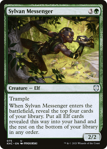 {C} Sylvan Messenger [Kaldheim Commander][KHC 075]