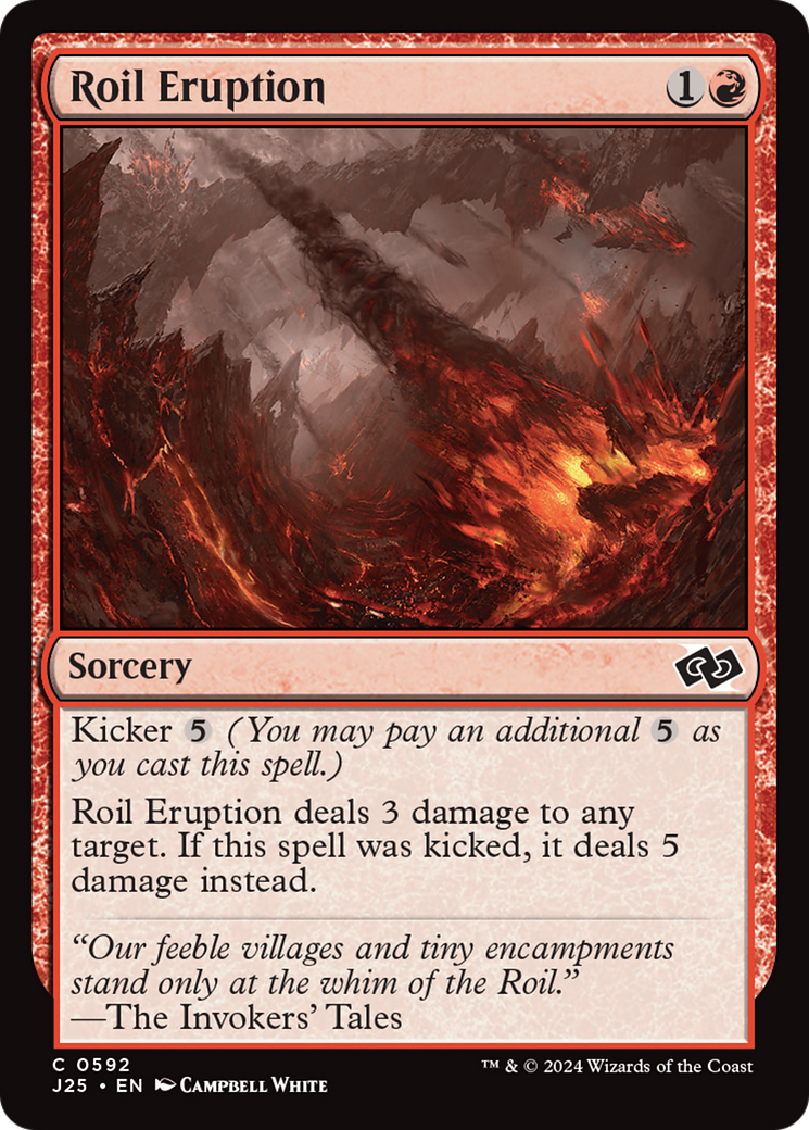 {C} Roil Eruption [Foundations Jumpstart][J25 592]